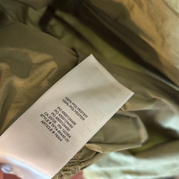 Wilfred Olive Green Oversized Fantasy Tiered Mini Puff Sleeve Ruffle Dress - Picture 12 of 12